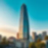 A modern skyscraper symbolizing real estate investment