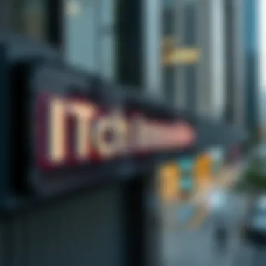 Signage related to tech innovation at IT Plaza