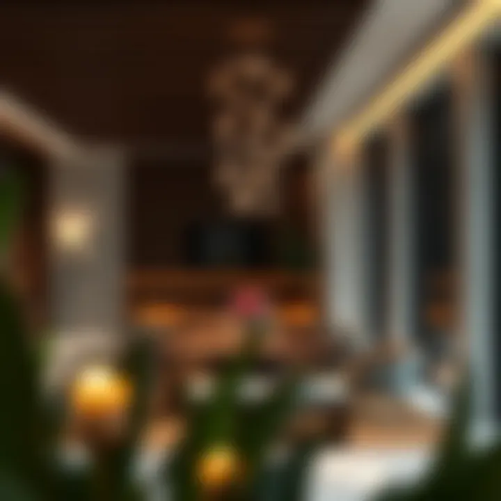 Luxurious interior space of La Villa Medusa highlighting modern amenities and design