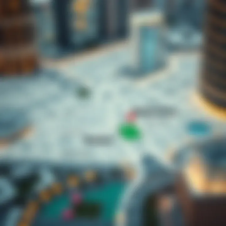 Strategic Location of Maitha Plaza Map highlighting the strategic location of Maitha Plaza in Dubai