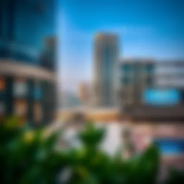 Maitha Plaza Architectural Marvel Panoramic view of Maitha Plaza showcasing modern architecture