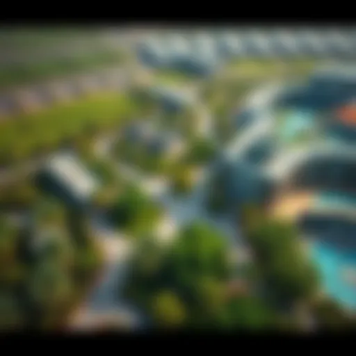 Aerial View of Masaar Robinia Stunning aerial view of Masaar Robinia showcasing its lush greenery and modern architecture