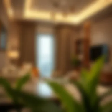 Convenient Amenities in Al Nahda Amenities available in Al Nahda studio apartments, showcasing convenience