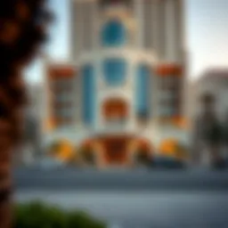 Elegant facade of Mövenpick JBR showcasing modern architecture