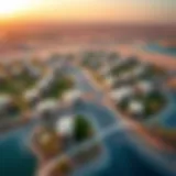 Aerial View of Mussafah Shabiya 12 Aerial view of Mussafah Shabiya 12 showcasing its layout and surroundings