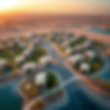 Aerial View of Mussafah Shabiya 12 Aerial view of Mussafah Shabiya 12 showcasing its layout and surroundings