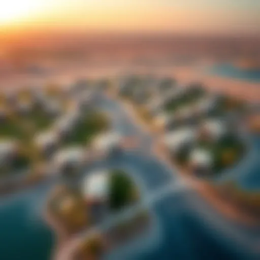 Aerial View of Mussafah Shabiya 12 Aerial view of Mussafah Shabiya 12 showcasing its layout and surroundings