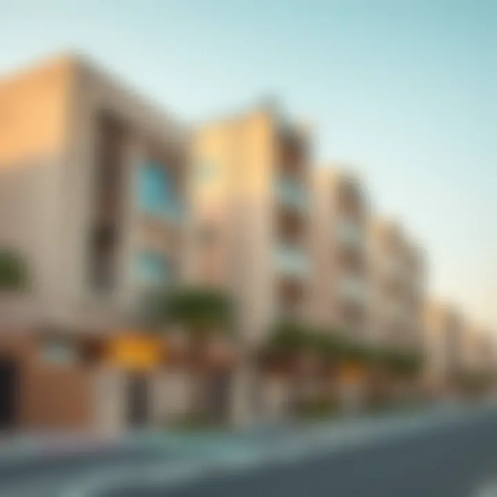 Residential Architecture of Mussafah Shabiya 12 Residential buildings in Mussafah Shabiya 12 reflecting modern architecture