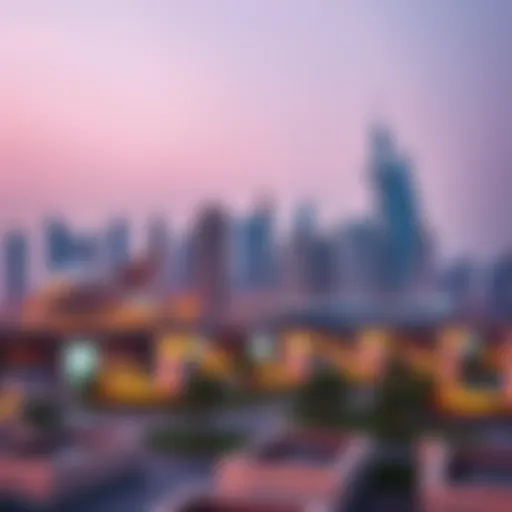 The breathtaking skyline of Nakheel developments in Dubai