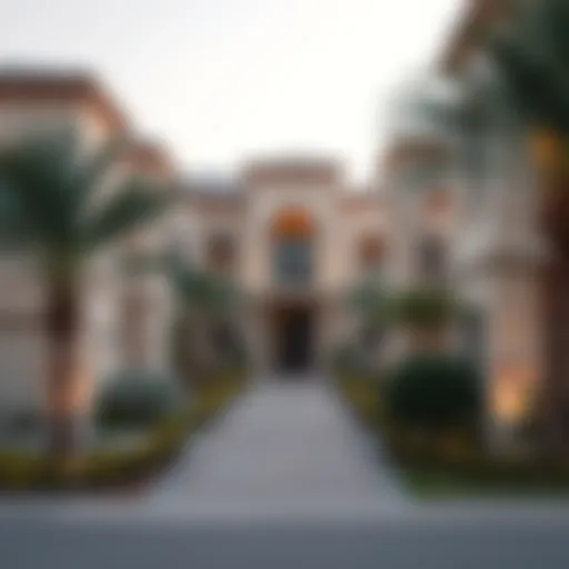 Serene residential neighborhood in Dubai