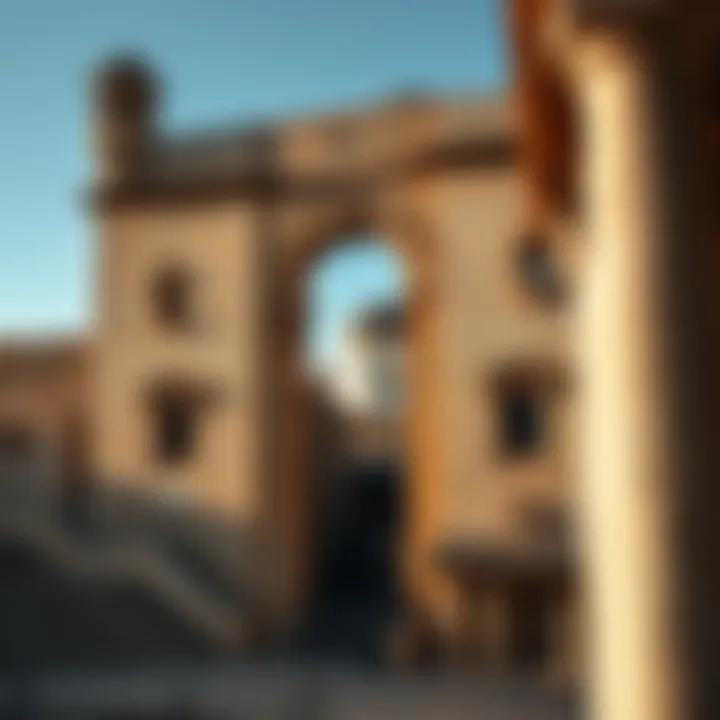 Historical landmarks in قرية ساس النخل reflecting its rich heritage