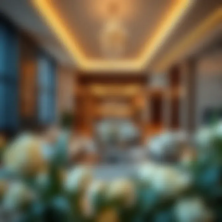 A luxurious property interior highlighting upscale living spaces