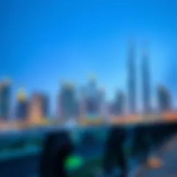 Stunning skyline view of Dubai showcasing modern architecture