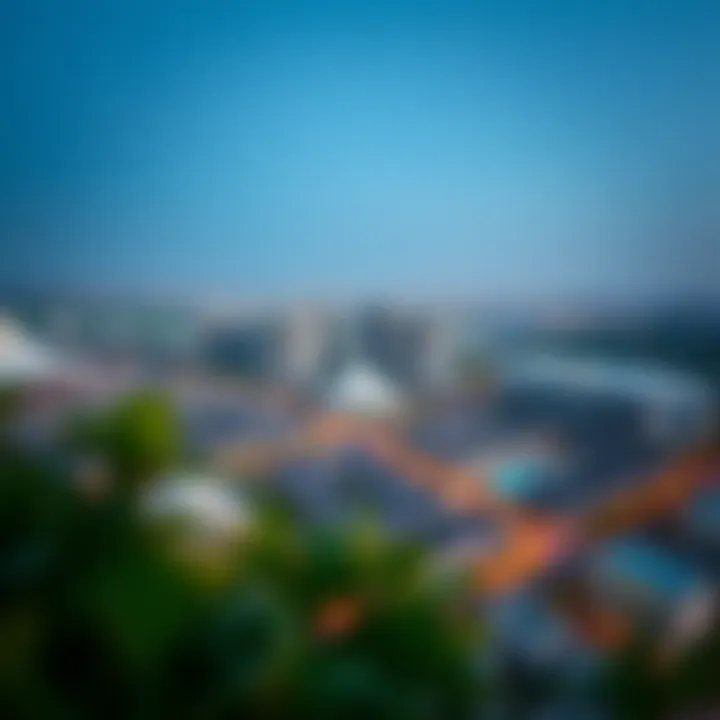 Panoramic View of Sports City Panoramic view of Sports City showcasing residential complexes