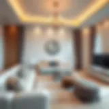 Contemporary room setup showcasing rental options in Al Warqa
