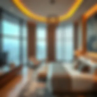 Luxurious room for rent in a high-end Dubai building
