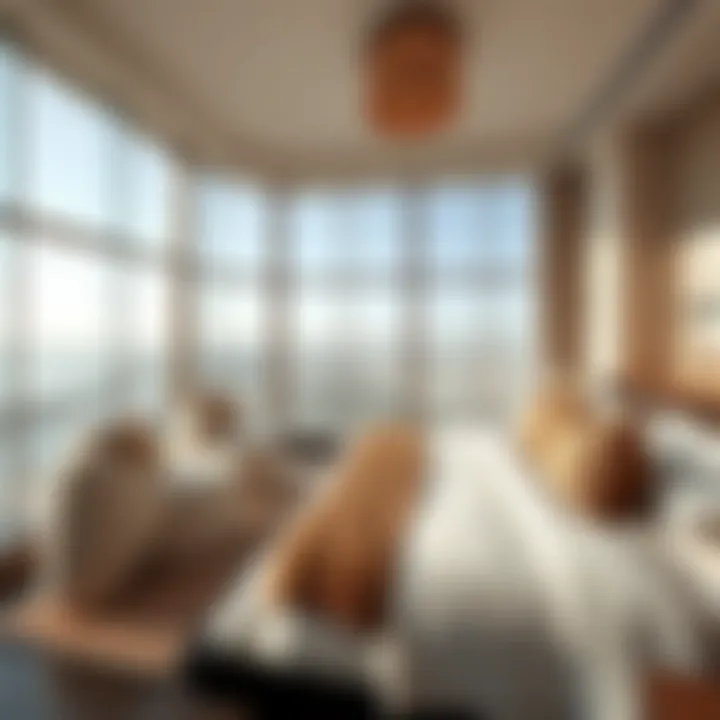 Scenic Bedroom Design in Jebel Ali Elegant bedroom with scenic views in Jebel Ali