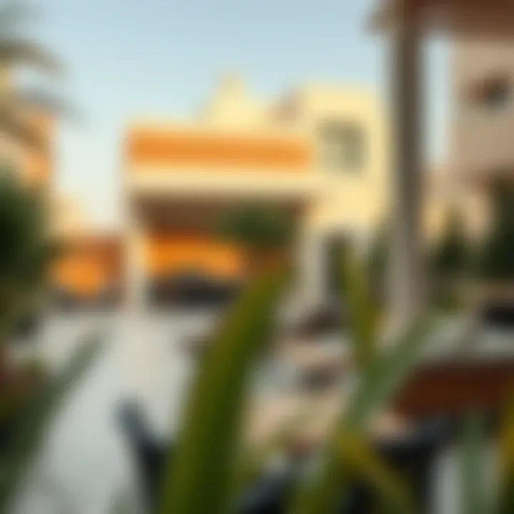 Communal Outdoor Space in Jebel Ali Aesthetic outdoor space with communal features in Jebel Ali