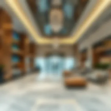 Luxurious lobby interior of Sobha Ivory Tower 2