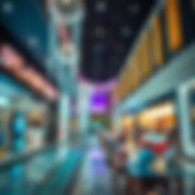 Vibrant Shopping Atmosphere in Splash Interior shot of Splash highlighting the vibrant shopping atmosphere