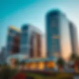 Modern architectural design of Al Ghurair office buildings showcasing innovation