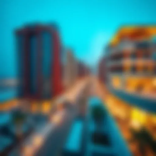 A panoramic view of Al Khatem showcasing modern architecture