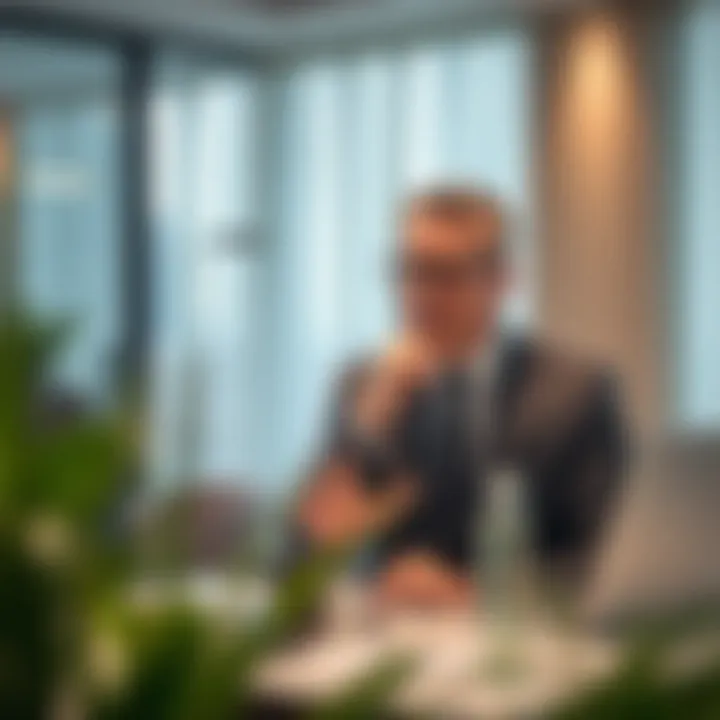 A financial advisor discussing loan options