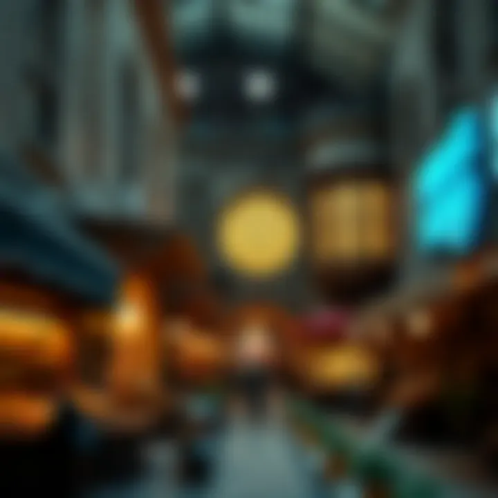 Picturesque Architecture of Dubai Spice Souk A picturesque view of the souk's architecture and ambiance