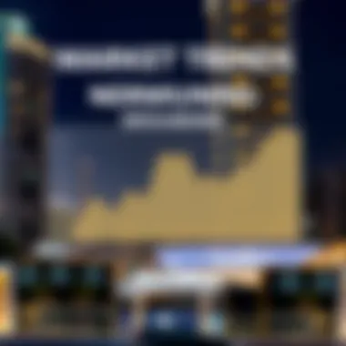 Graph illustrating current market trends for properties in Business Bay