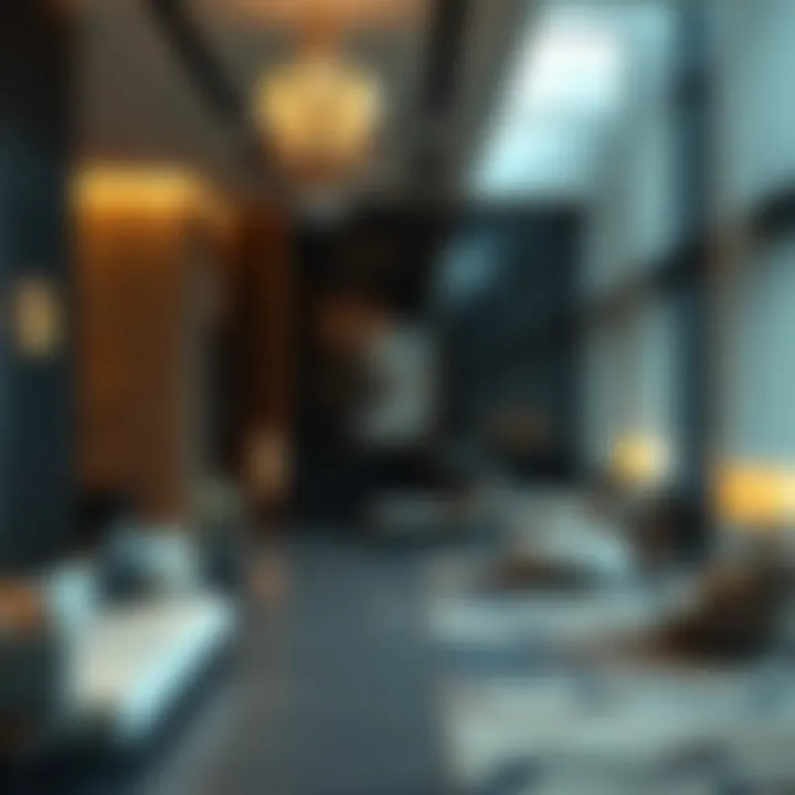 Interior design showcasing the modern amenities within J5 Building
