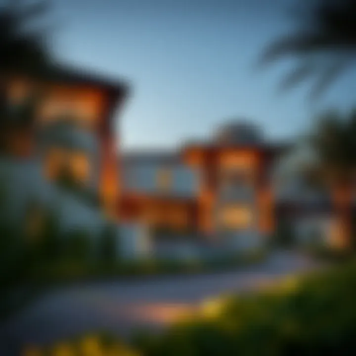 An Exclusive Neighborhood of Luxurious Homes Exclusive neighborhood showcasing deluxe homes