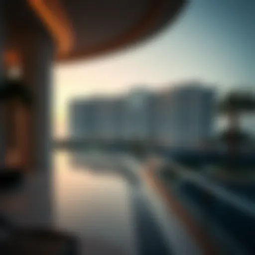 Panoramic view of the Oberoi Hotel showcasing its architectural elegance