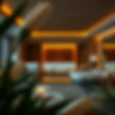 Tranquil Wellness Retreat Relaxing spa area highlighting wellness amenities