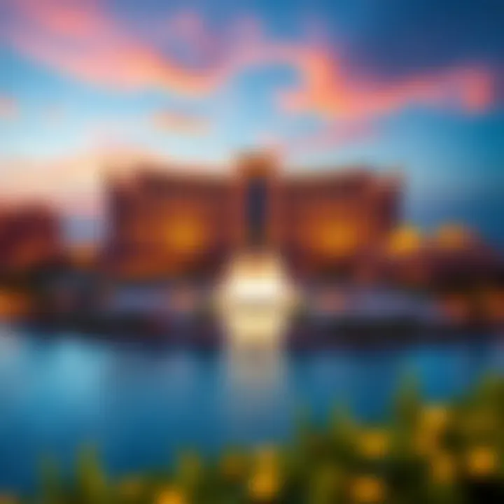 Stunning View of The Pointe and Atlantis Panoramic view of The Pointe with the backdrop of the Atlantis Hotel