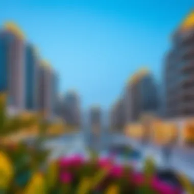 Architectural marvels lining the marina, emphasizing modern design and luxury living