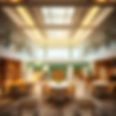 Interior View of Multifunctional Spaces Interior view highlighting the multifunctional spaces within the community center