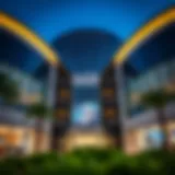 Stunning view of Silicon Oasis Mall's facade showcasing modern architecture