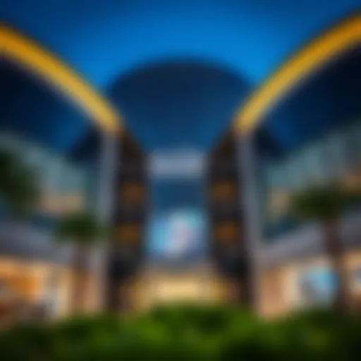 Stunning view of Silicon Oasis Mall's facade showcasing modern architecture