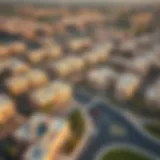 Aerial View of Um Al Ramool Aerial view of Um Al Ramool showcasing modern residential developments