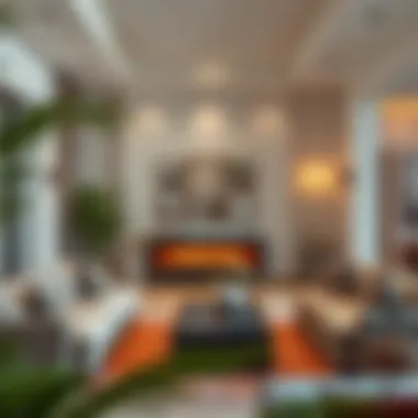 Cozy Villa Living Room Cozy villa living room with elegant decor