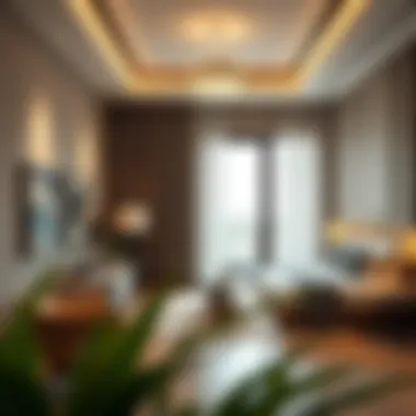 Luxurious Villa Room Interior Luxurious villa room interior with modern furnishings