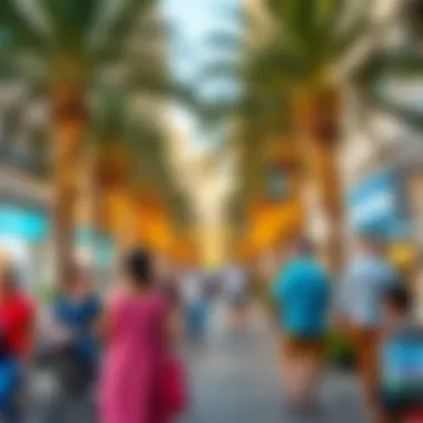 Vibrant community atmosphere surrounding Wasl One