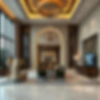 Luxury Interior Design in Wasl Properties Interior of a luxurious Wasl Real Estate property