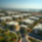 Aerial view of Westford Al Zahia showcasing modern architecture