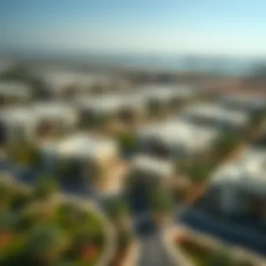 Aerial view of Westford Al Zahia showcasing modern architecture