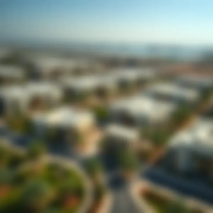 Aerial view of Westford Al Zahia showcasing modern architecture