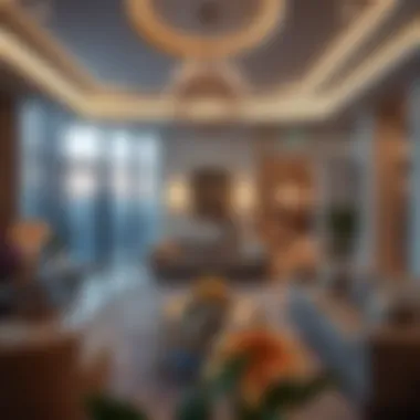 Elegant Interiors of Fahad Tower 2 Luxurious interior design of Fahad Tower 2