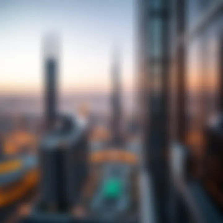 Skyline View from Fahad Tower 2 Panoramic skyline from Fahad Tower 2