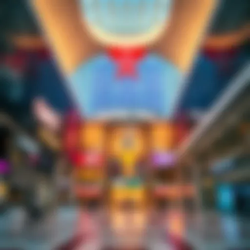 Architectural Marvel of Festival Mall A stunning architectural view of Festival Mall showcasing its modern design