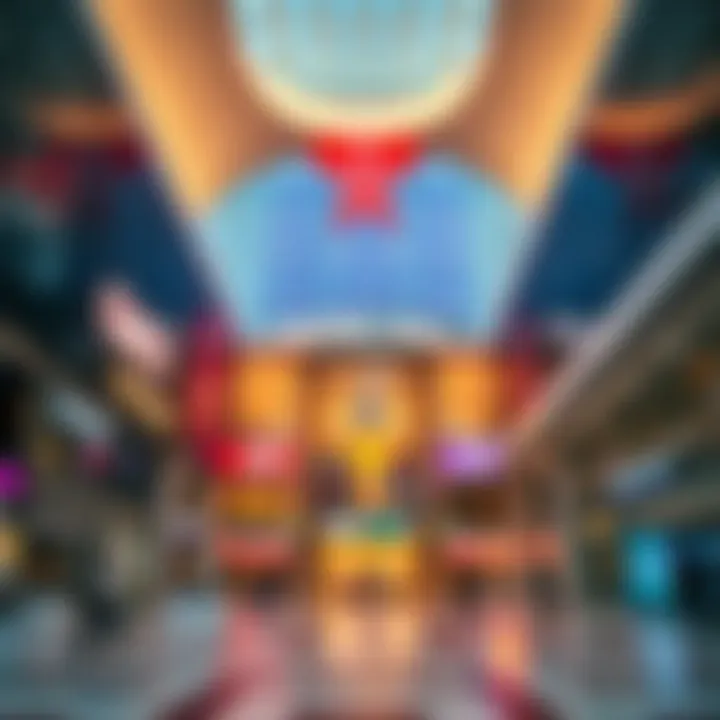 Architectural Marvel of Festival Mall A stunning architectural view of Festival Mall showcasing its modern design